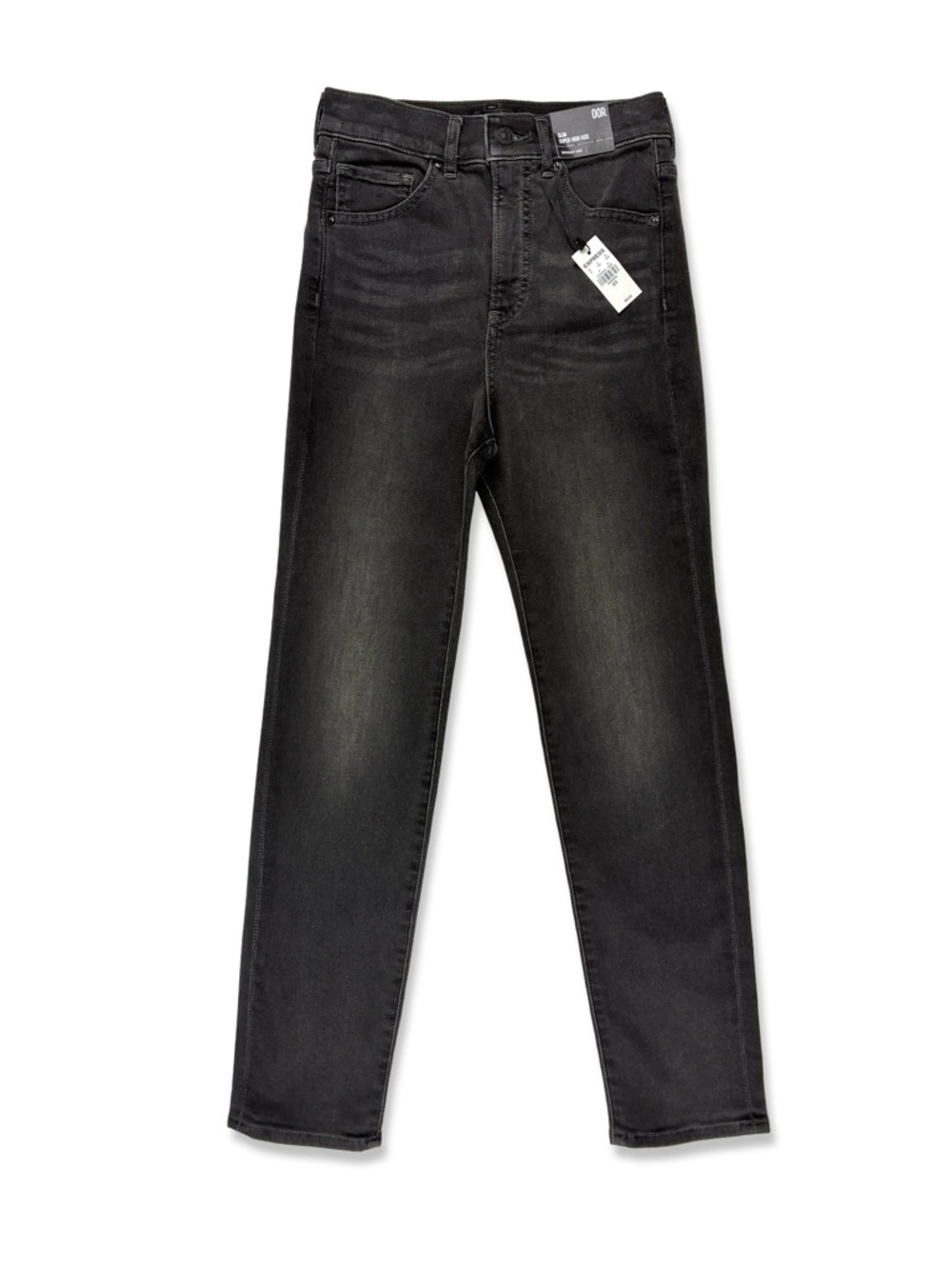 Express Faded Black Super High Rise Slim Jeans